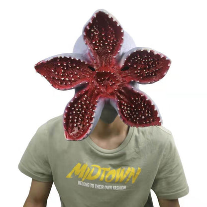 Casque de monstre Demogorgon Halloween Stranger Chapeau de costume Cosplay en latex