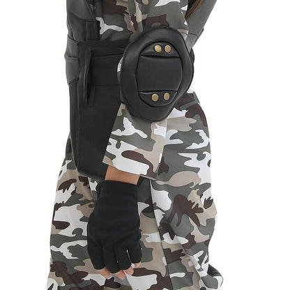 Kids SWAT Costume Tactical Vest Helmet and Camouflage Suit Police Outfit SWAT Team Role Play Set