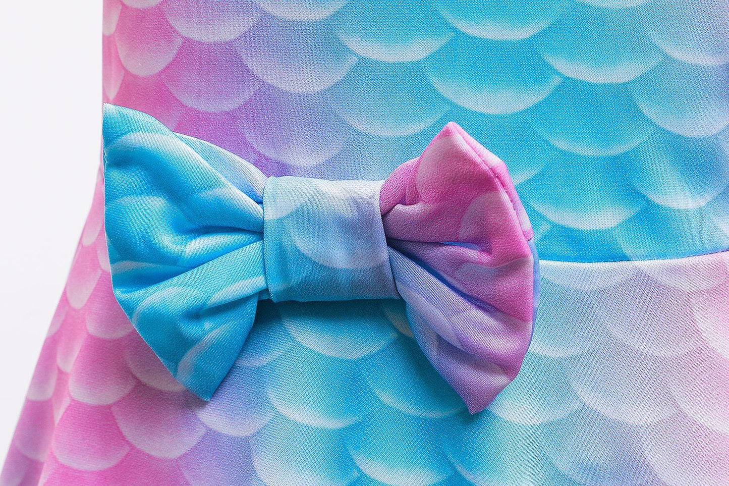 Robe de sirène pour enfants Robe de princesse des mers pour filles Robe de fête arc-en-ciel pour se déguiser