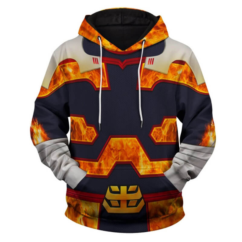 Sweats à capuche unisexes My Hero Academia Anime Cosplay Sweat-shirt Halloween Déguisement Pull