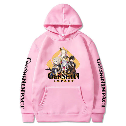 Teens and Adult Genshin Impact Costume Hoodie Long Sleeve Sweatshirt for Men and Women