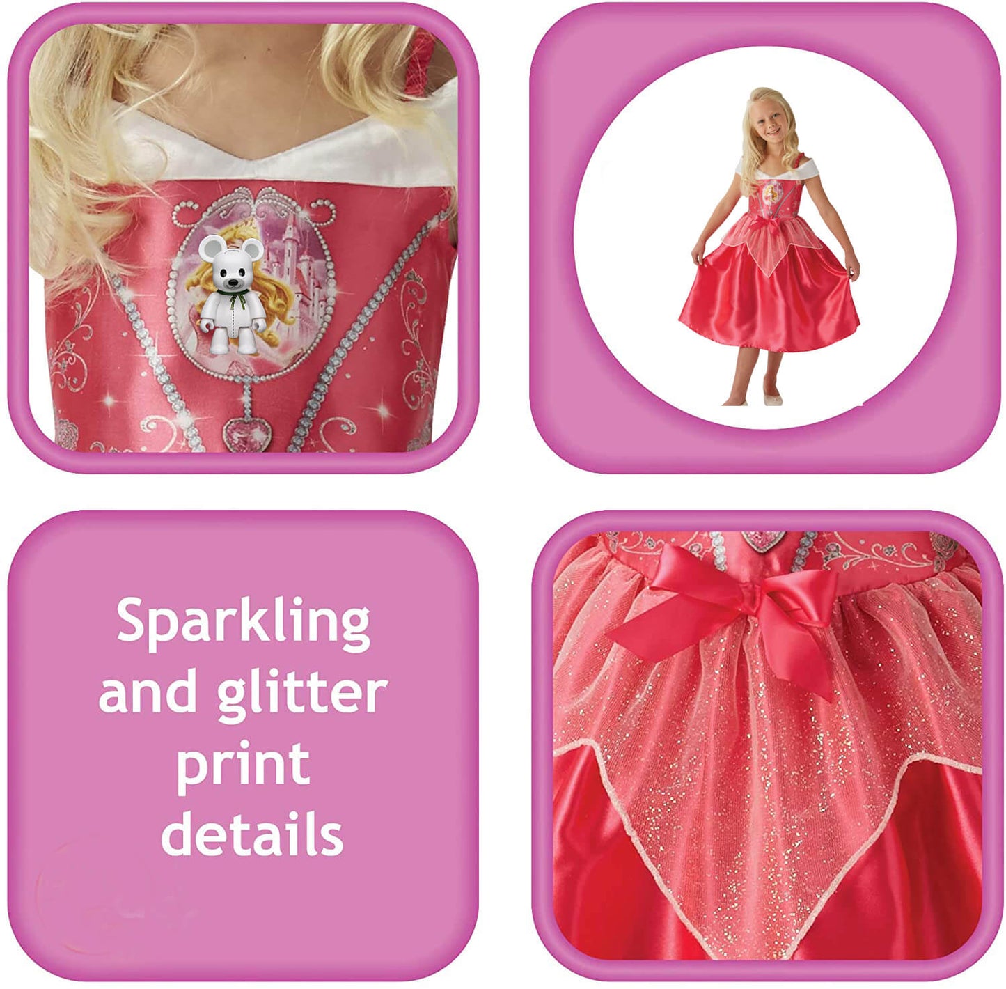 Robe de princesse Costume de conte de fées Tenue de fête pour filles Combinaison de Cosplay d'anniversaire d'Halloween