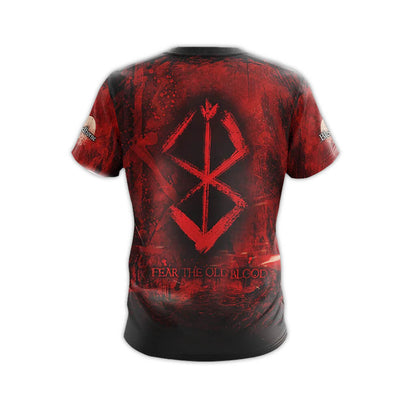 Sweat-shirt à capuche et T-shirt à motif de la ville rouge Bloodborne pour hommes