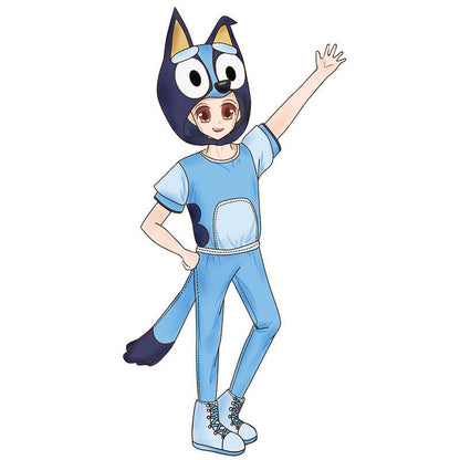 Combinaison de déguisement pour enfants Masque de dessin animé Ensemble complet pour garçons filles Halloween Cosplay