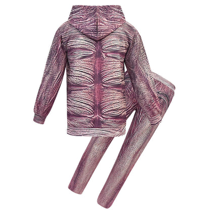 Conjunto completo de Sudadera y Pantalones de Disfraz de Demogorgon para Niños Halloween Cosplay