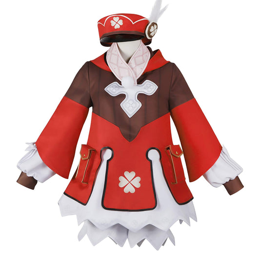 Klee Cosplay Costume Party Outfit Full Set for Halloween Party