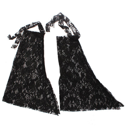 Girls Witch Costume Black Devil Dress With Feather Cape and Horns Headband for Halloween Cosplay