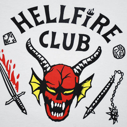 T-shirt Enfants Hellfire Club Démogorgon Manches Courtes Sweat Cosplay pour Garçons et Filles