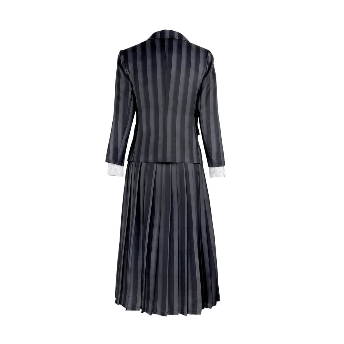 Uniforme scolaire de Mercredi Addams, robe Nevermore, costume 5 pièces pour enfant et adulte