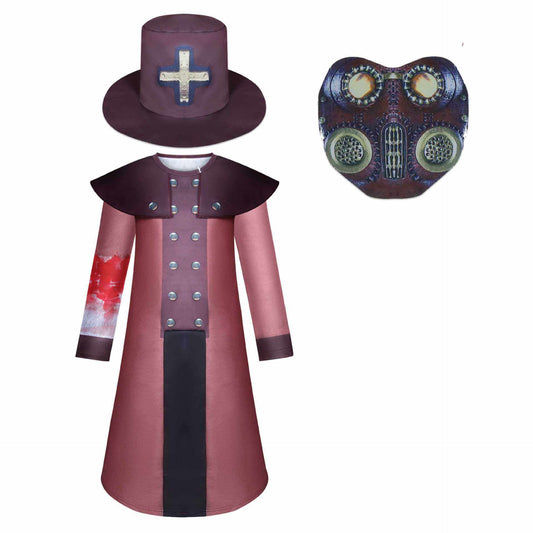 Halloween Plague Beak Doctor Costume Cosplay Party Prom Kids Costume