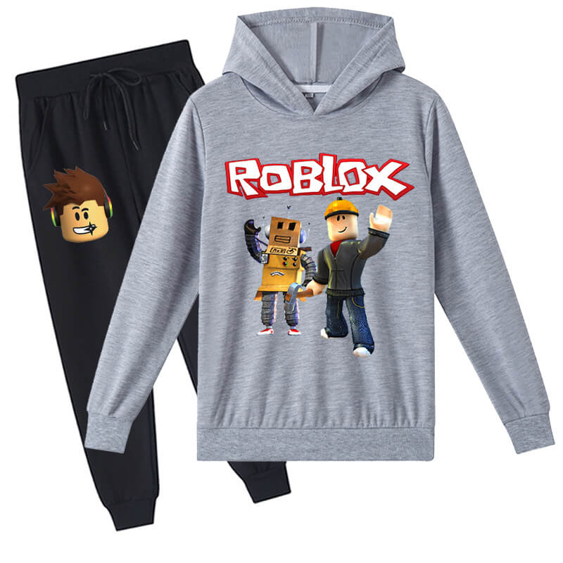 Conjunto de sudadera y pantalón de chándal Roblox para niños, unisex, 2 piezas, para niños y niñas