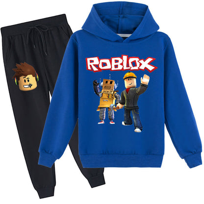 Conjunto de sudadera y pantalón de chándal Roblox para niños, unisex, 2 piezas, para niños y niñas