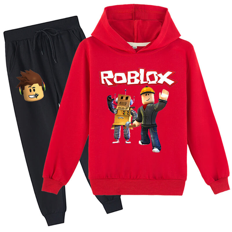 Conjunto de sudadera y pantalón de chándal Roblox para niños, unisex, 2 piezas, para niños y niñas