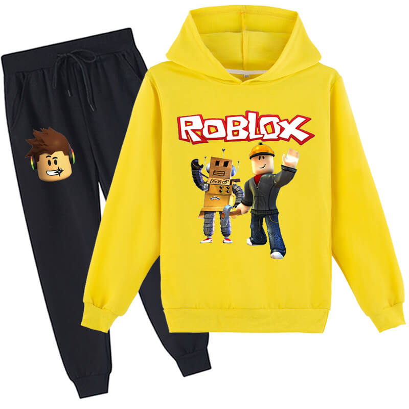Conjunto de sudadera y pantalón de chándal Roblox para niños, unisex, 2 piezas, para niños y niñas