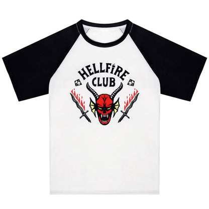 Kids Adult Demogorgon Costume Stranger Monster T-shirt Short Sleeve Tops and Sweatshirt