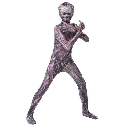 Disfraz de Monstruo Infantil y Adolescente Unisex Mono Casco Traje de Cosplay para Niños y Niñas Fiesta de Halloween