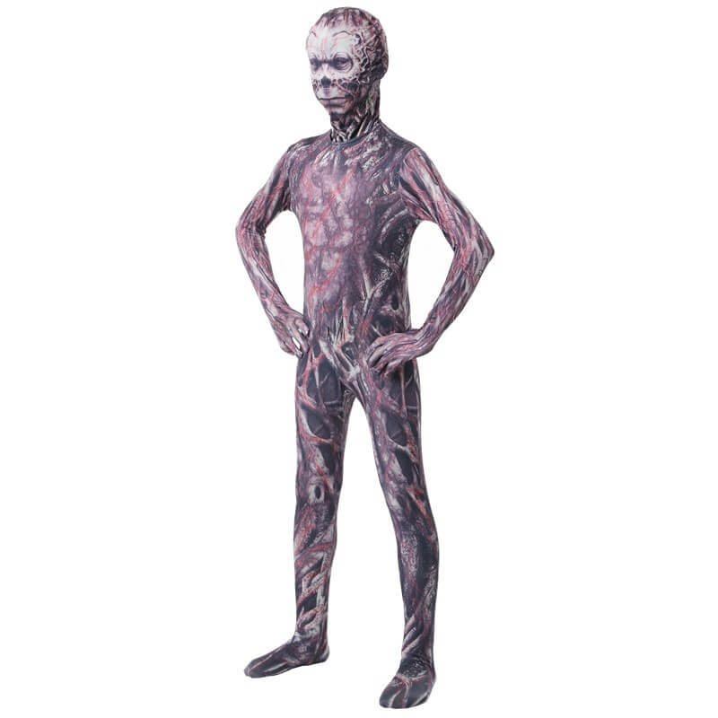 Disfraz de Monstruo Infantil y Adolescente Unisex Mono Casco Traje de Cosplay para Niños y Niñas Fiesta de Halloween