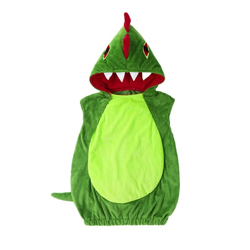 Disfraz de dinosaurio de felpa suave para bebés, niños pequeños y niños con cubrecalzado para niños y niñas